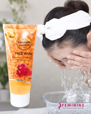 premium saffron face wash
