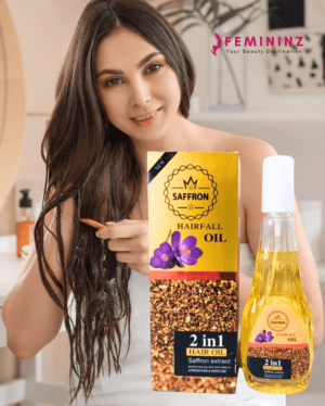 saffron hair fall oil